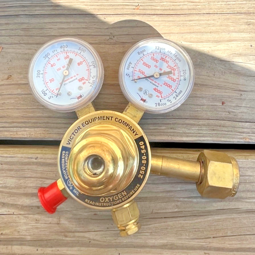 Victor Oxygen Regulator 250-80-540 250T-80-540 For Welding Torch