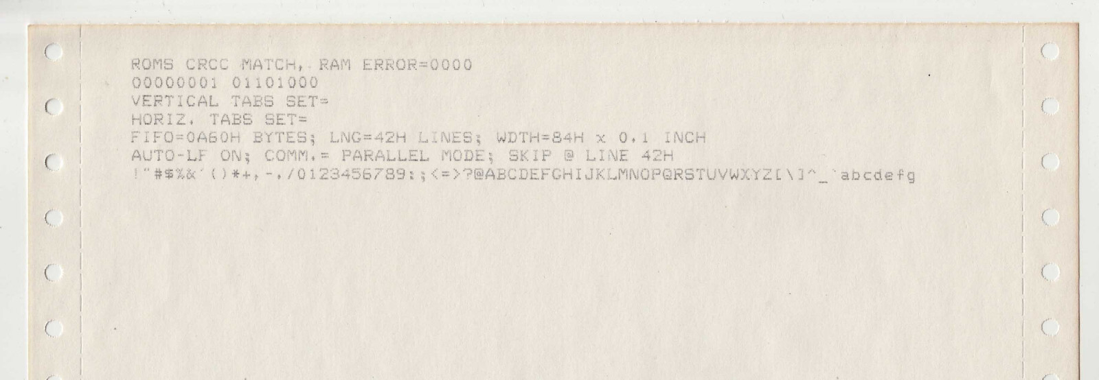 ANADEX Model DP-9501 Alphanumeric/Graphics Printer c 1981 ASCII Parallel Serial