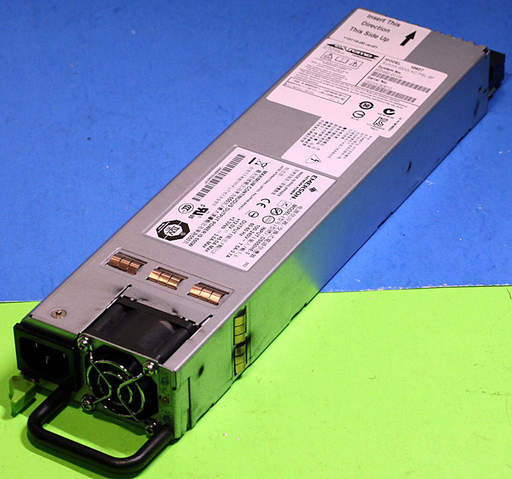 10927 Extreme Networks Summit 550W AC Power Supply Back-to-Front 4xAvailable