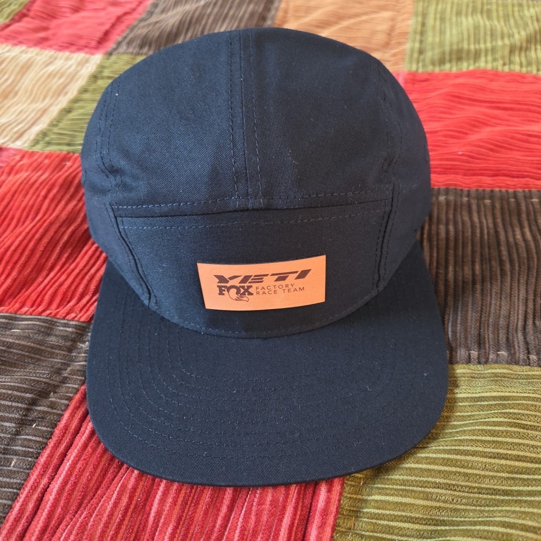 Yeti Fox Factory Race 5 Panel Hat Black