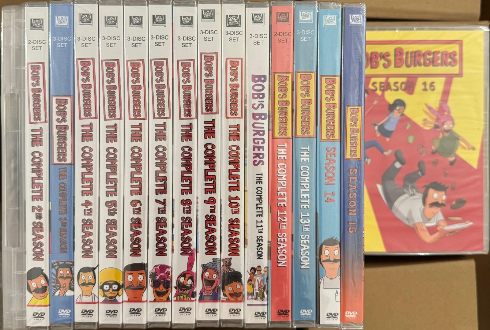 Bob's Burger Complete Series 1-16 (DVD) Brand New/Sealed *Free Fast Shipping*