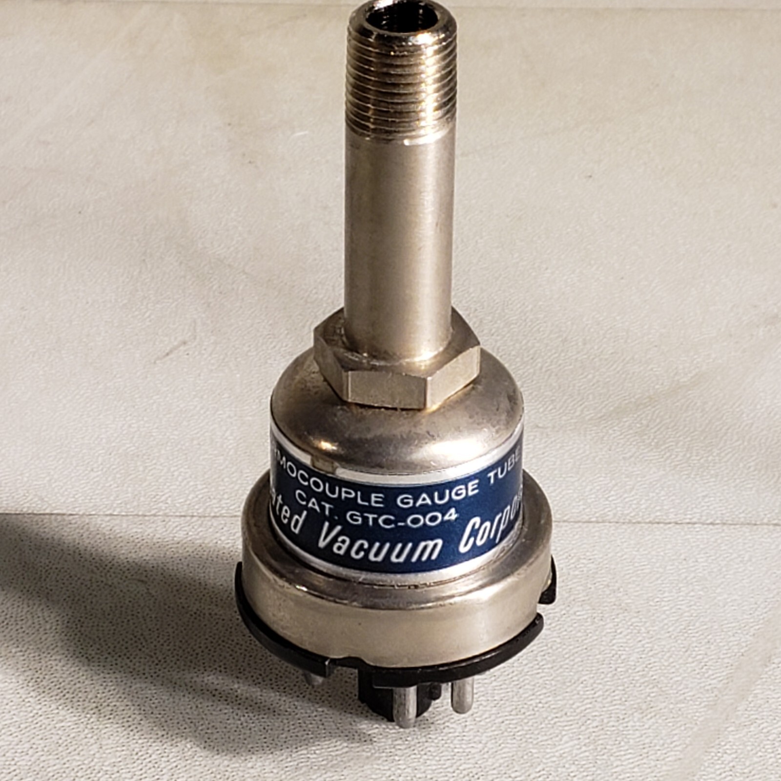 CVC GTC-004 Thermocouple Gauge Tube Consolidated Vacuum Corporation Missing Pin