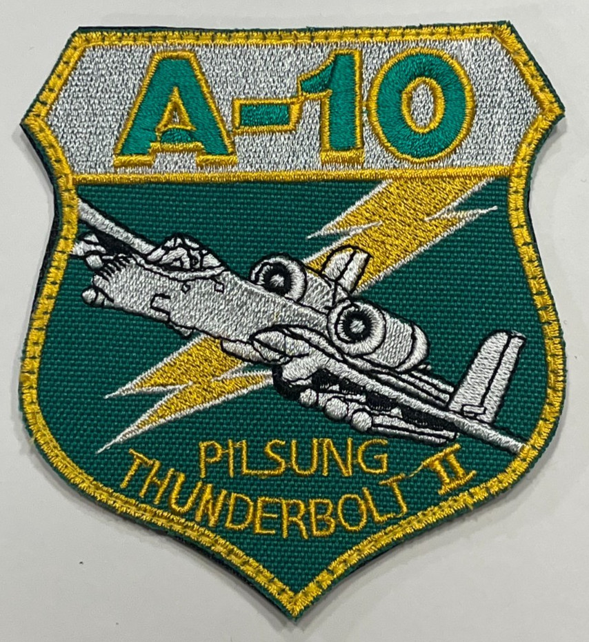 US AIR FORCE PATCH: 25th Fighter Squadron A-10 Warthog Osan AB, South Korea