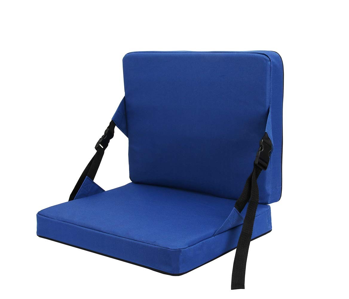 Indoor & Outdoor Folding Chair Cushion, Foldable Portable Stadium Seat,Chair