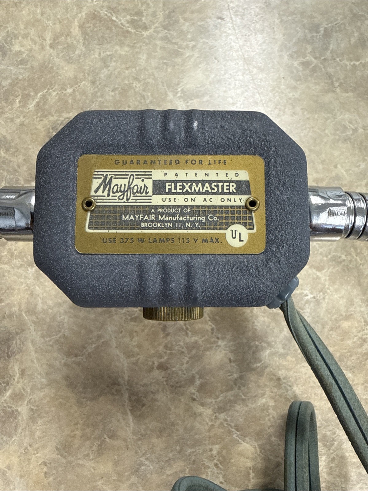Vintage Mayfair Flexmaster Photography Light In Box