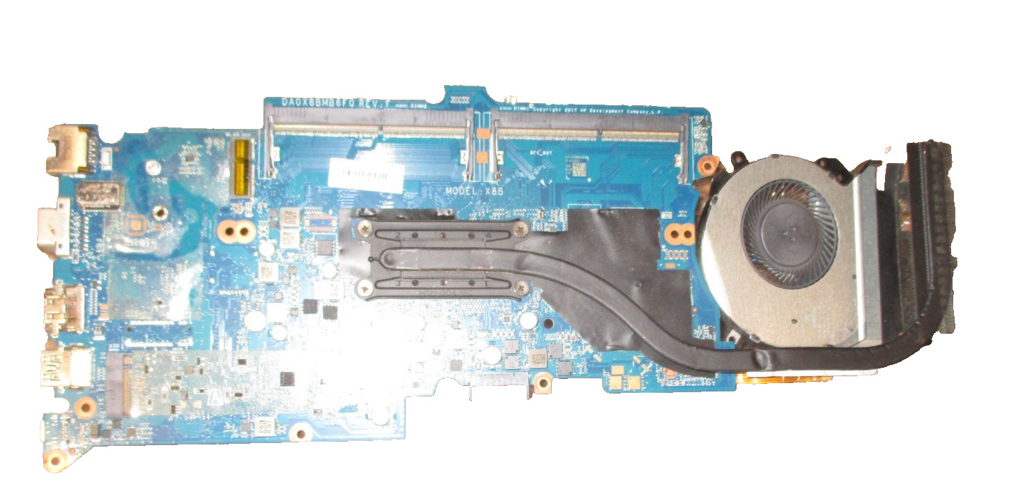 HP ProBook 440 G5 Intel i5 8th Gen. Motherboard DA0X8BMB6F0 w/Fan & Heatsink