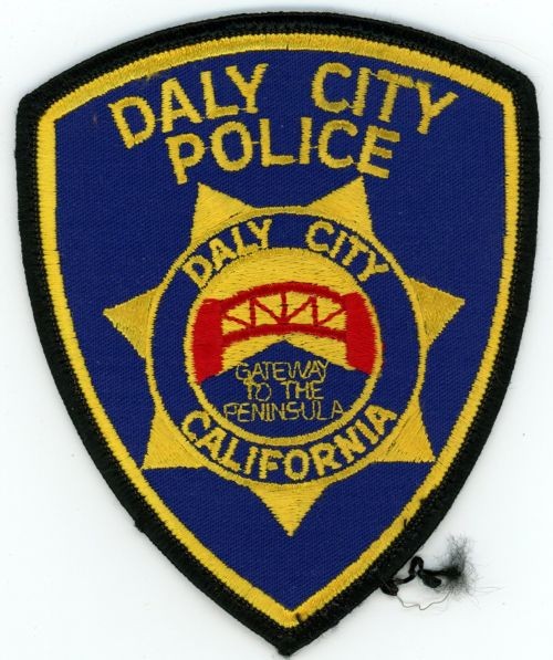 CALIFORNIA CA DALY CITY POLICE NICE SHOULDER PATCH SHERIFF