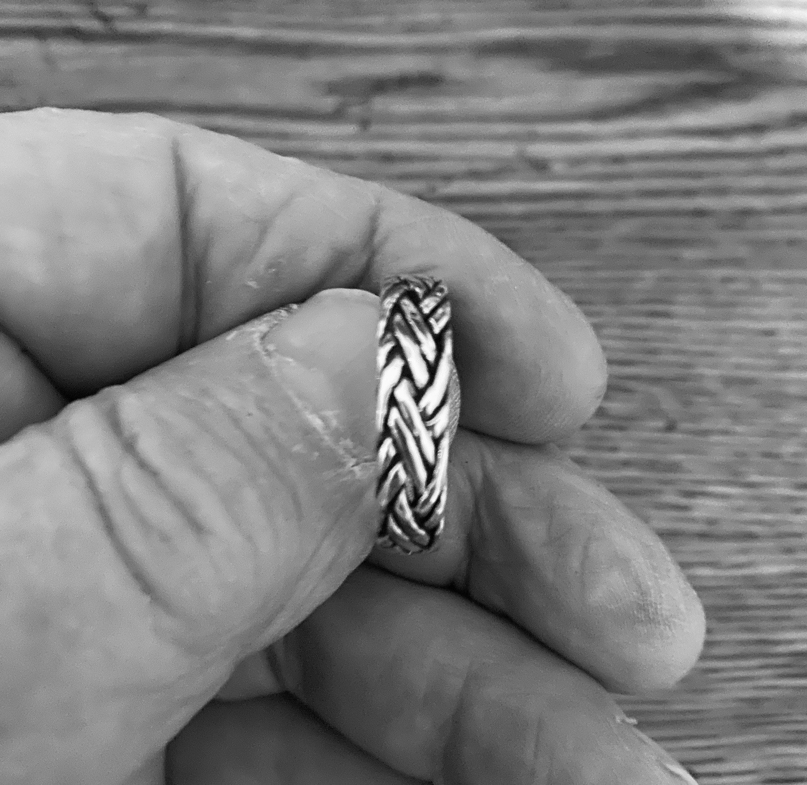 Braided Sterling Band