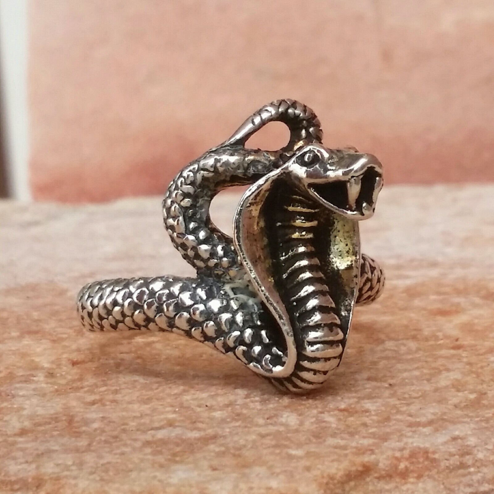 DISCOUNTED 925 SILVER RING women snake men
