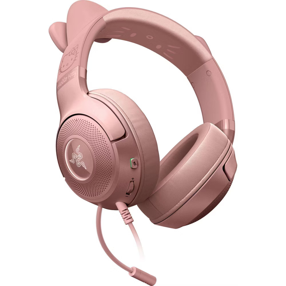 Razer Kraken Kitty V2 USB Headset with Kitty Ears - Hello Kitty