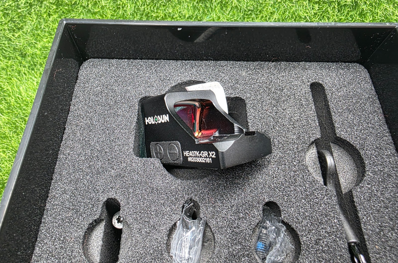 Holosun#HE407K-GR X2 Open Reflex Compact Micro Green Dot Sight 6 MOA Reticle