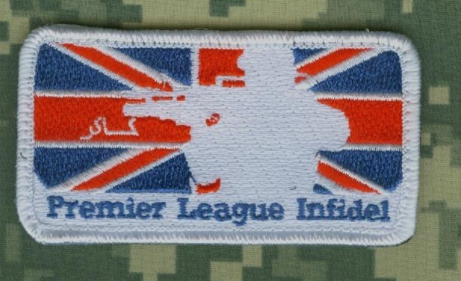 ELITE PROFESSIONAL NINJA NETWORK hook/loop INSIGNIA: INFIDEL SP OPS British UK