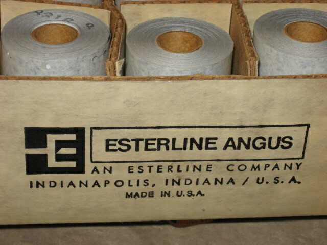 Esterline Angus Chart Recorder Rolls, 6, new
