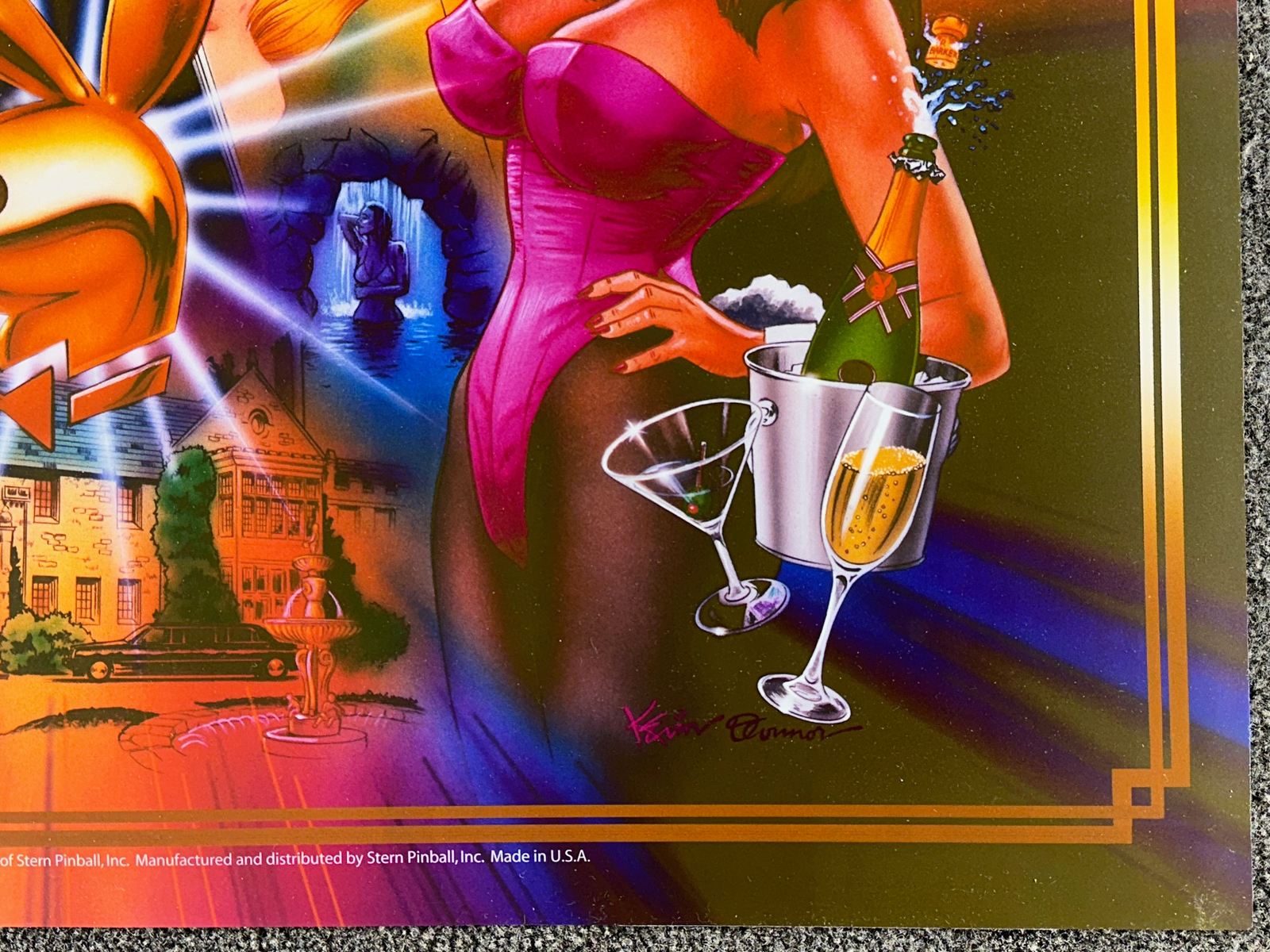 Stern Playboy Pinball Machine Game Backglass Translite ORIGINAL NOS Licensed