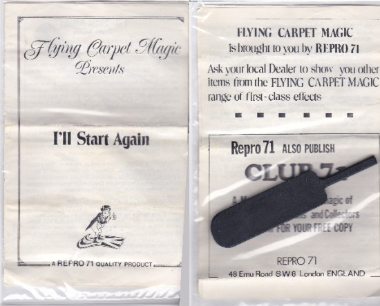 I'll Start Again - Jimmy Rogers "Flying Carpet Magic" by Repro 71 "VINTAGE" 1976