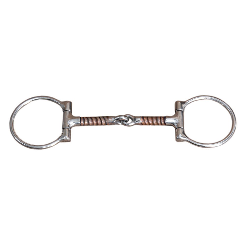 C-2865 5" Hilason Western Stainless Steel Horse Copper Mouth Bit W/ 2.5" Ring
