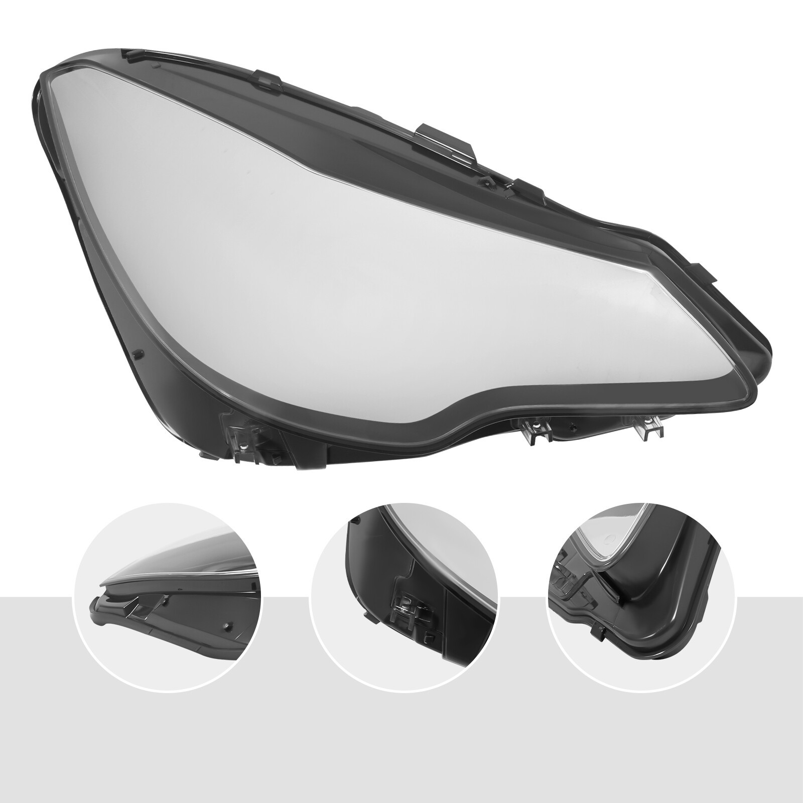 Right Headlight Lens Cover For 2014-2017 Mercedes W207 E-Coupe Headlight Cover