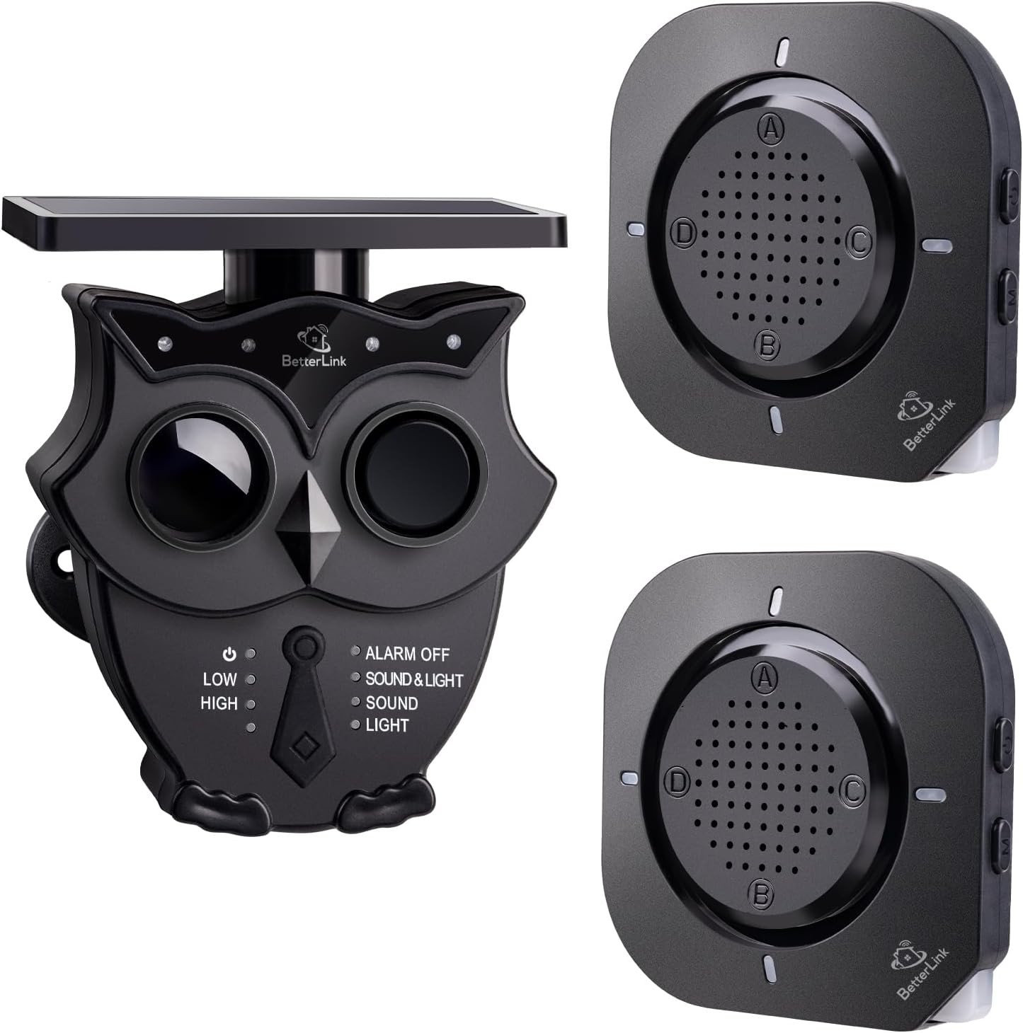 Driveway Alarm Systems Weatherproof Outdoor Motion Detector & Sensor with120dB S