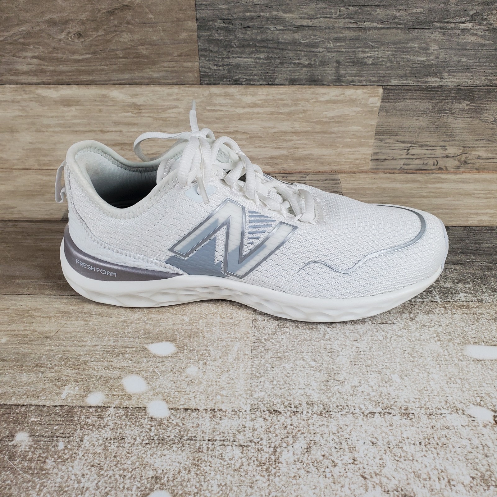 New Balance Fresh Foam Sport Womens Shoes Sz 7.5 Running Optic White Sneaker