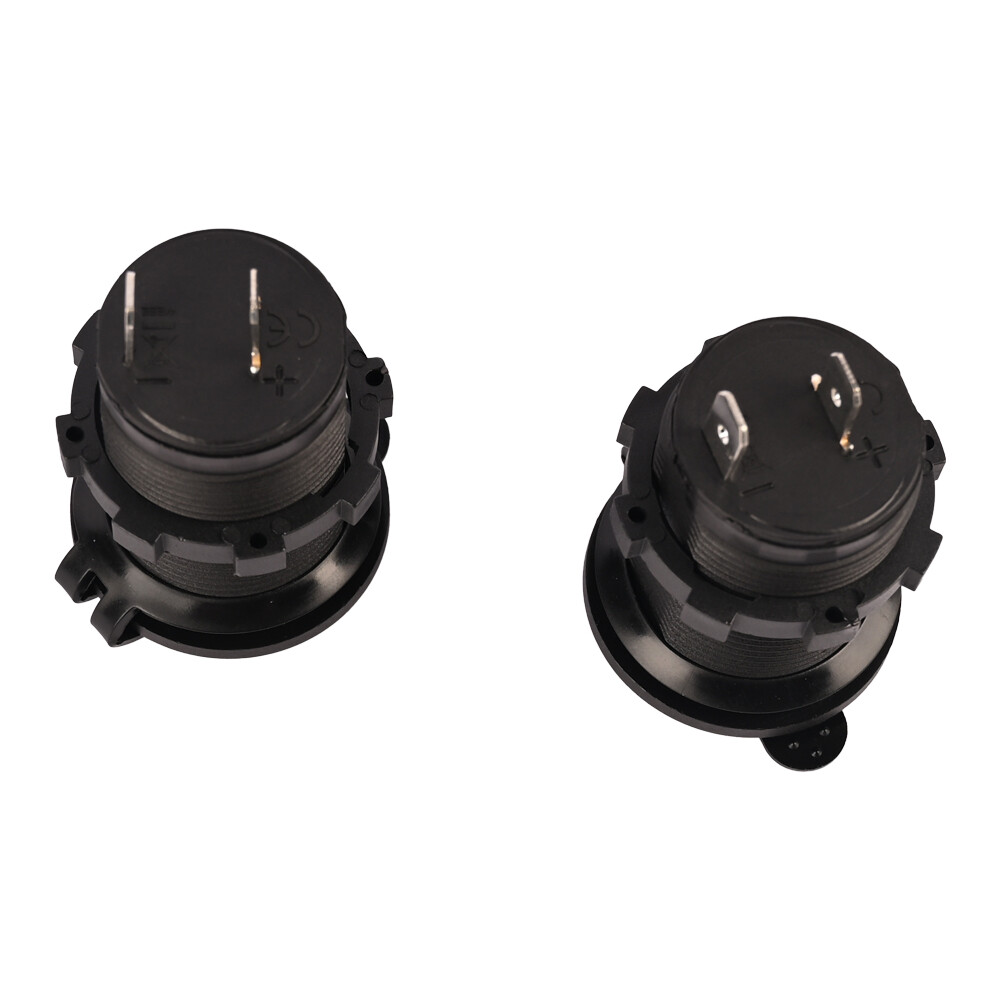 [2pack] 12V Cigarette Lighter Socket Power Outlet Receptacle Plug or Car Marine