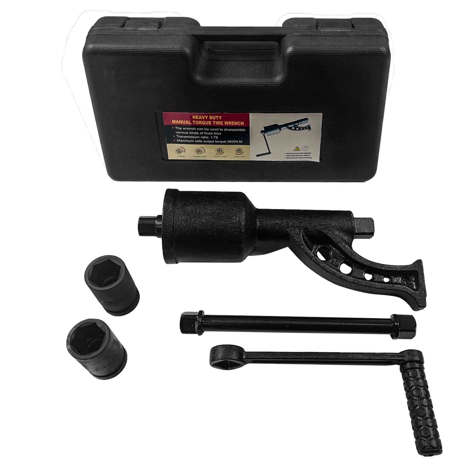 1:78 Torque Multiplier Wrench 5800 NM Lug Nut Wrench Torque Wrench Set
