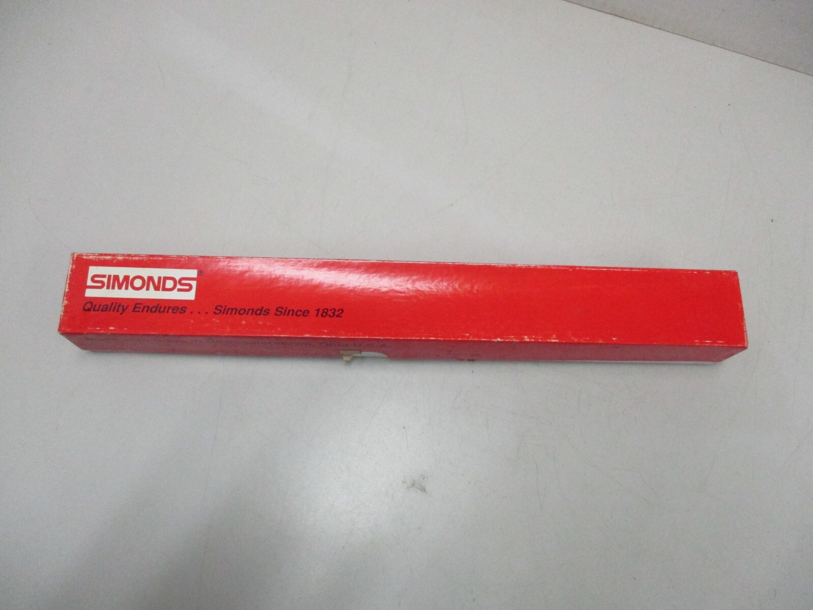 Simonds 6pc 12 Sq 2nd Cut Red Tang Files 73-059170