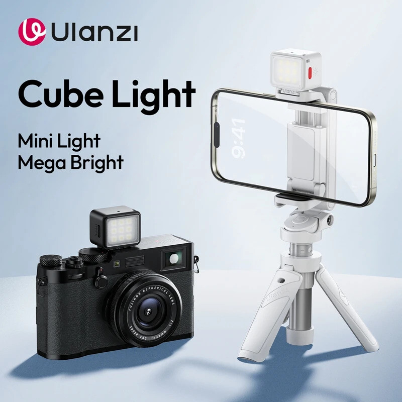 ​Ulanzi DG01 Cube Light Video Light for Camera DJI Osmo Action 5/4/3 Pocket 3