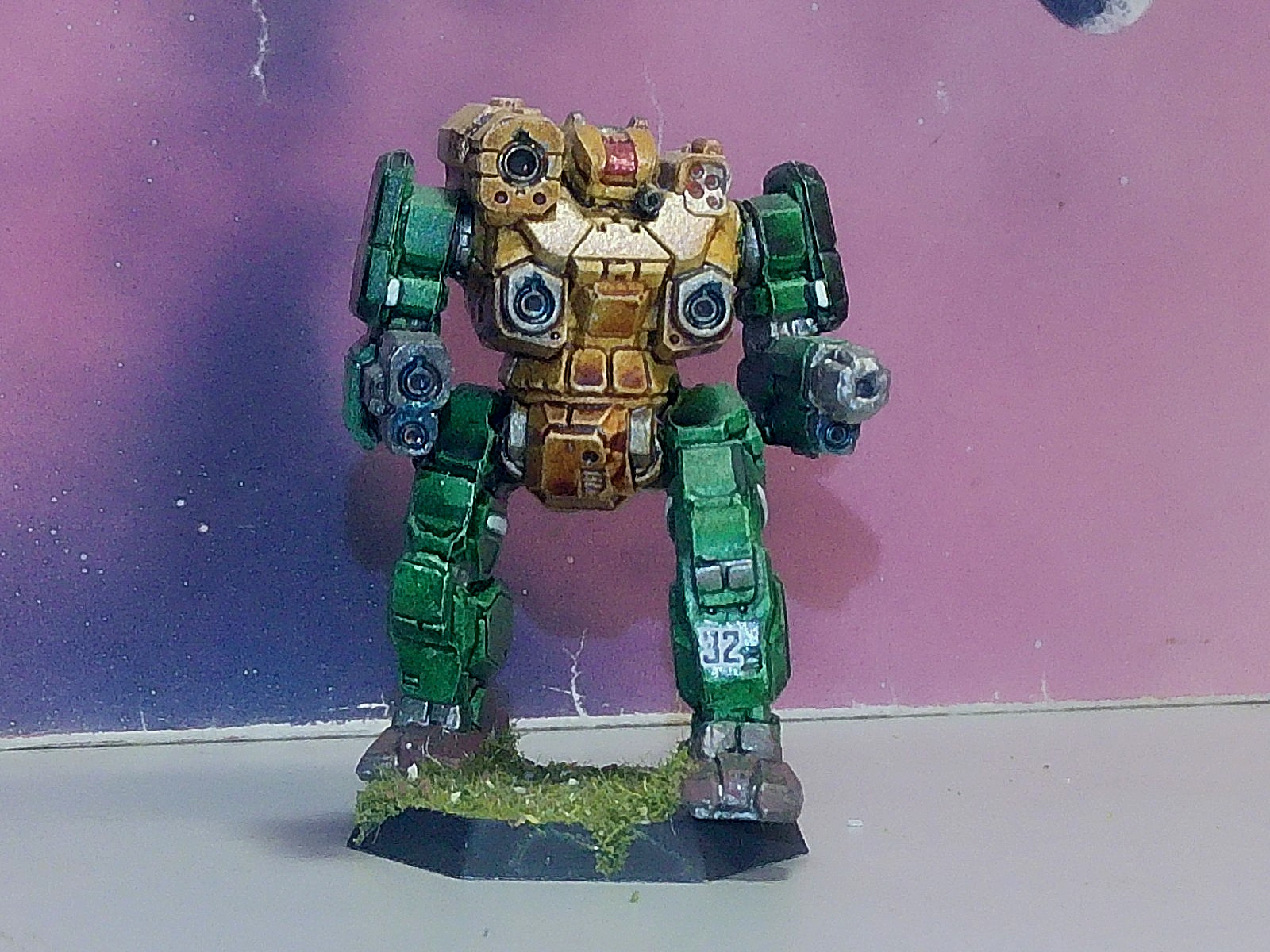 BATTLETECH WARLORD MECH [NORTHWIND HIGHLANDERS] (CATALYST, PLASTIC, PAINTED)