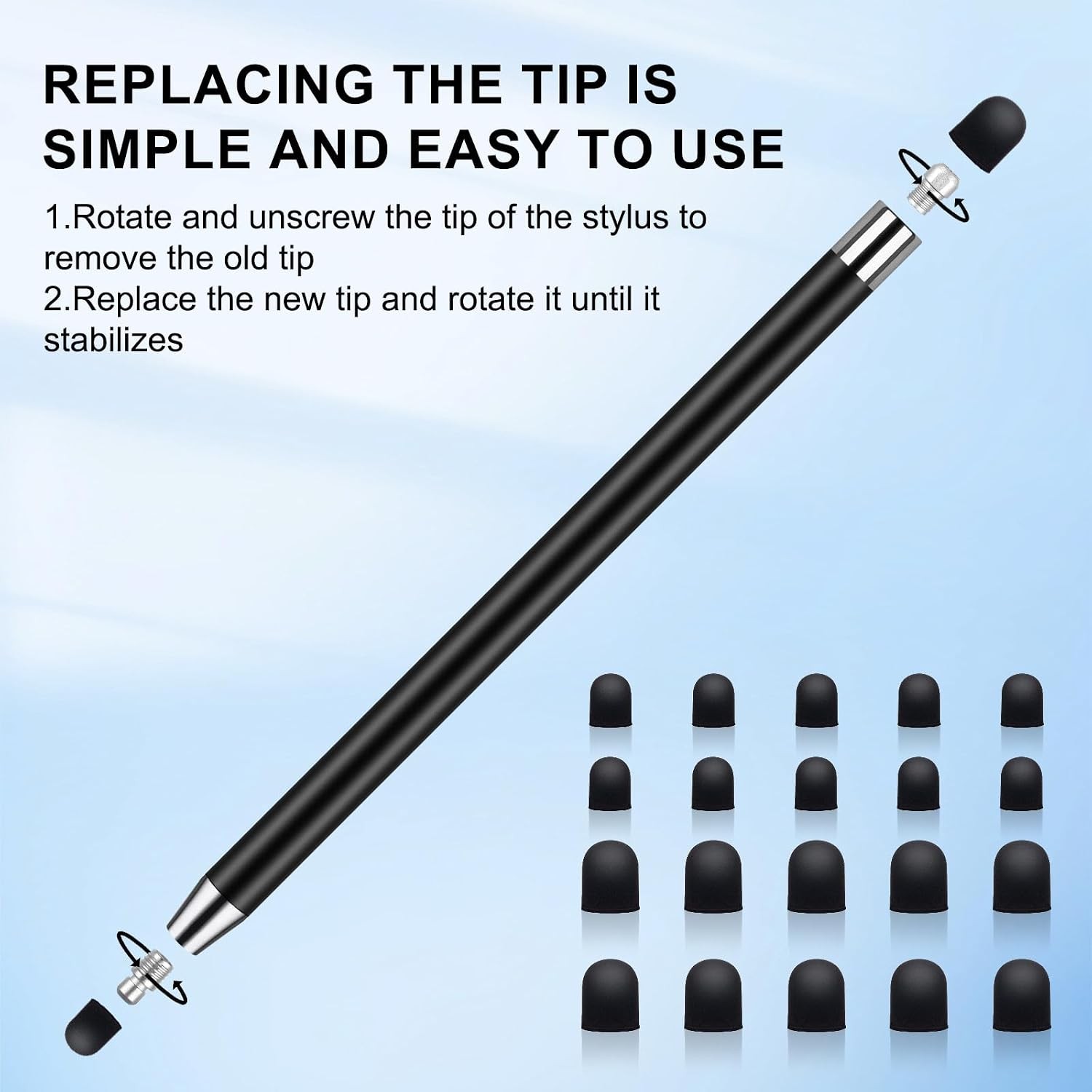 10 Pack Stylus Pen for Touchscreen, Universal Stylus High Precision Sensitivity