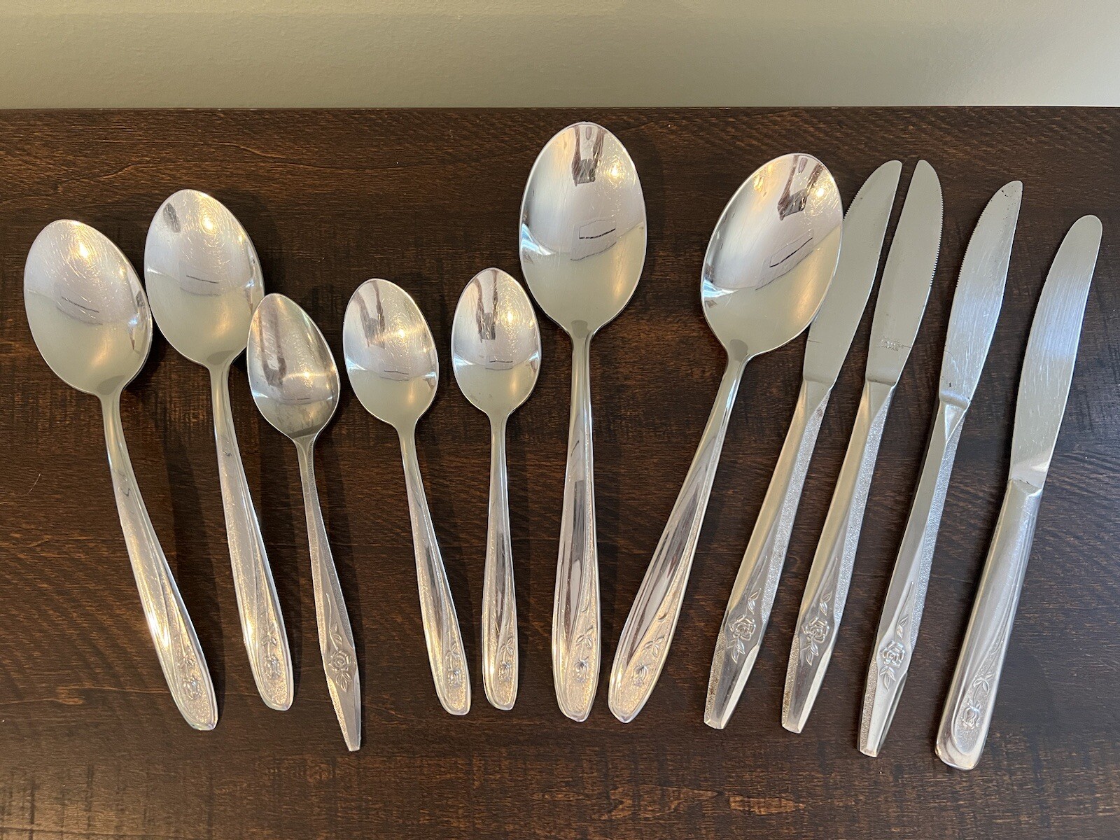 Lot Of DELROSE by Imperial USA - & NASCO Temptations Flatware Pieces ⬇️ 12