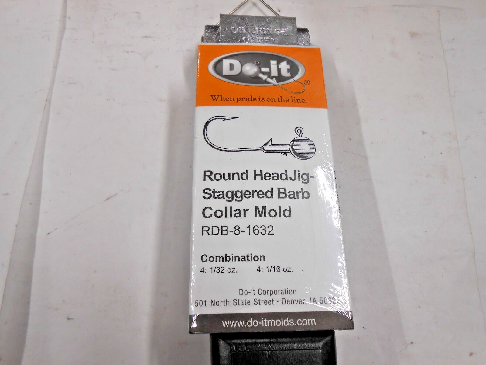 3351 DO-IT Round Jig Mold Staggered Barb 1/32 & 1/16 oz