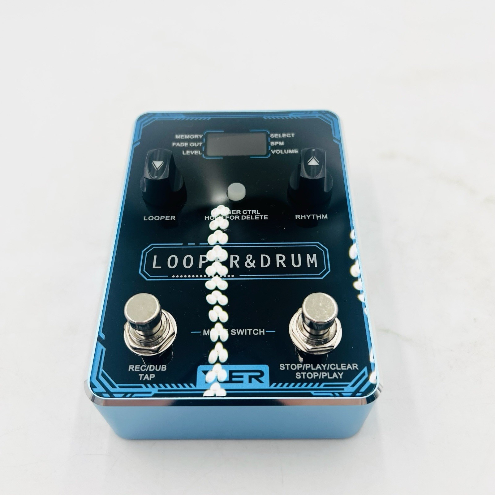 Yler Looper & Drum Digital Guitar Looper Drum Machine Effects Pedal