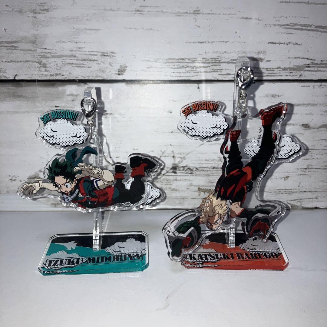 My Hero Academia Acrylic stand lot Izuku Bakugo Sky Mission