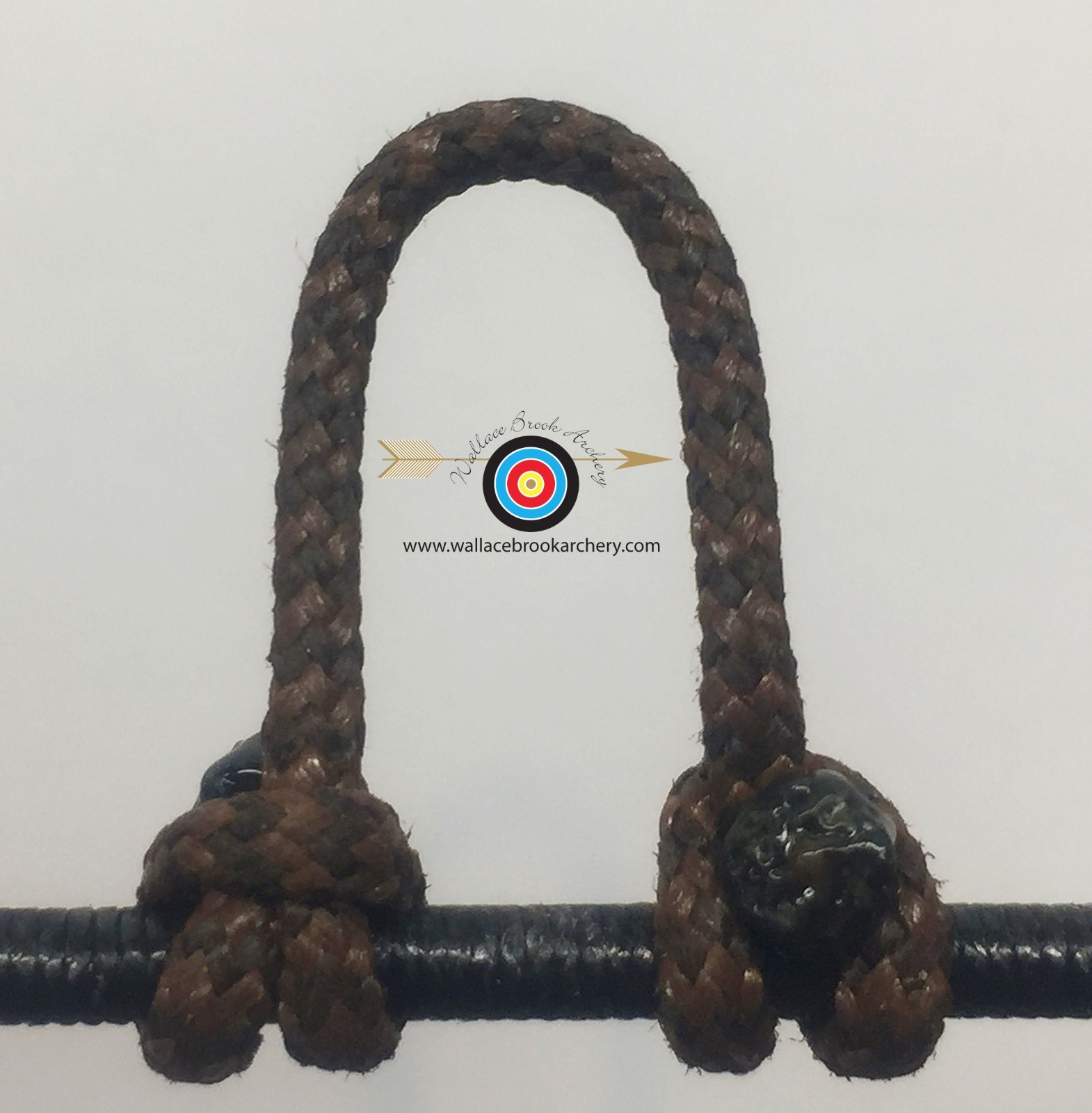 3 Pack- Speckled  Tan/Black  Archery Release Bow String D Loop,BCY #24