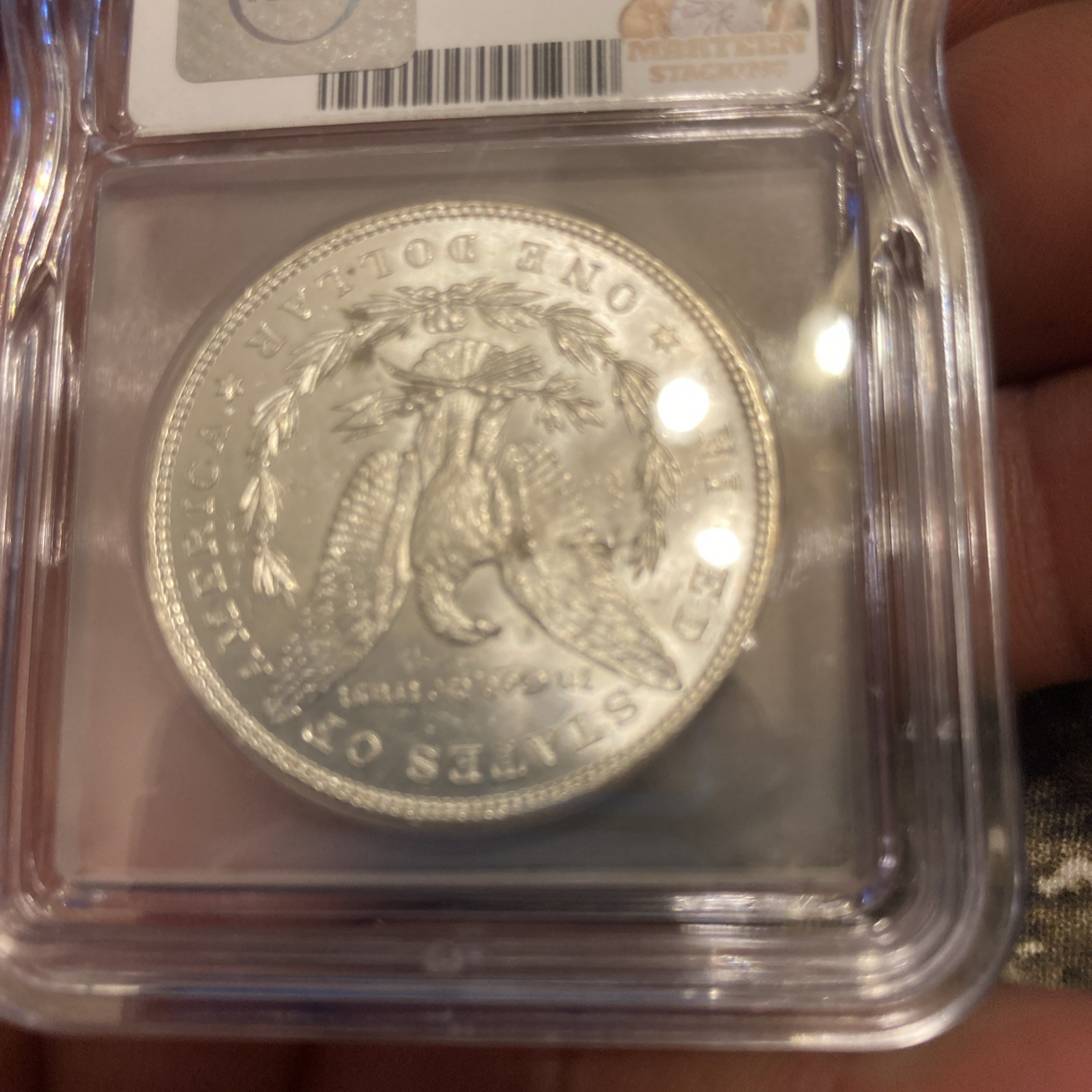 1886 - $1 Morgan Silver Dollar - ICG MS62