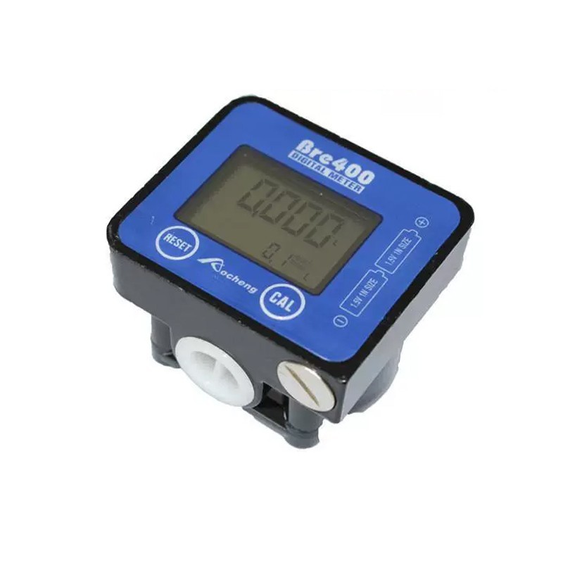 LCD Display Digital Oil Fuel Oval Gear Flow Meter 1/2'' Diesel Gasoline Kerosene