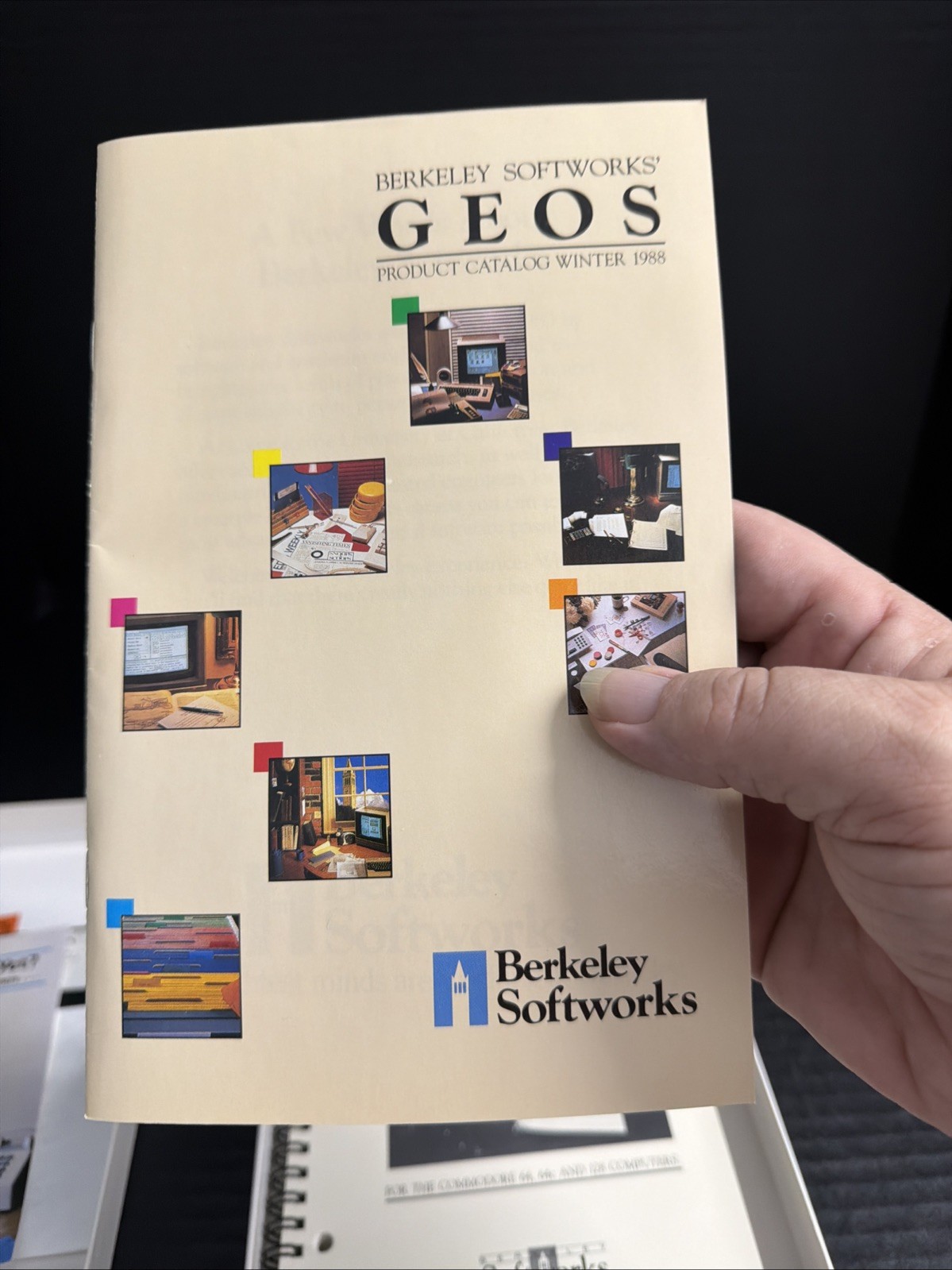Berkley Softworks GeoCalc Graphics Based Spreadsheet Commodore 64 Complete