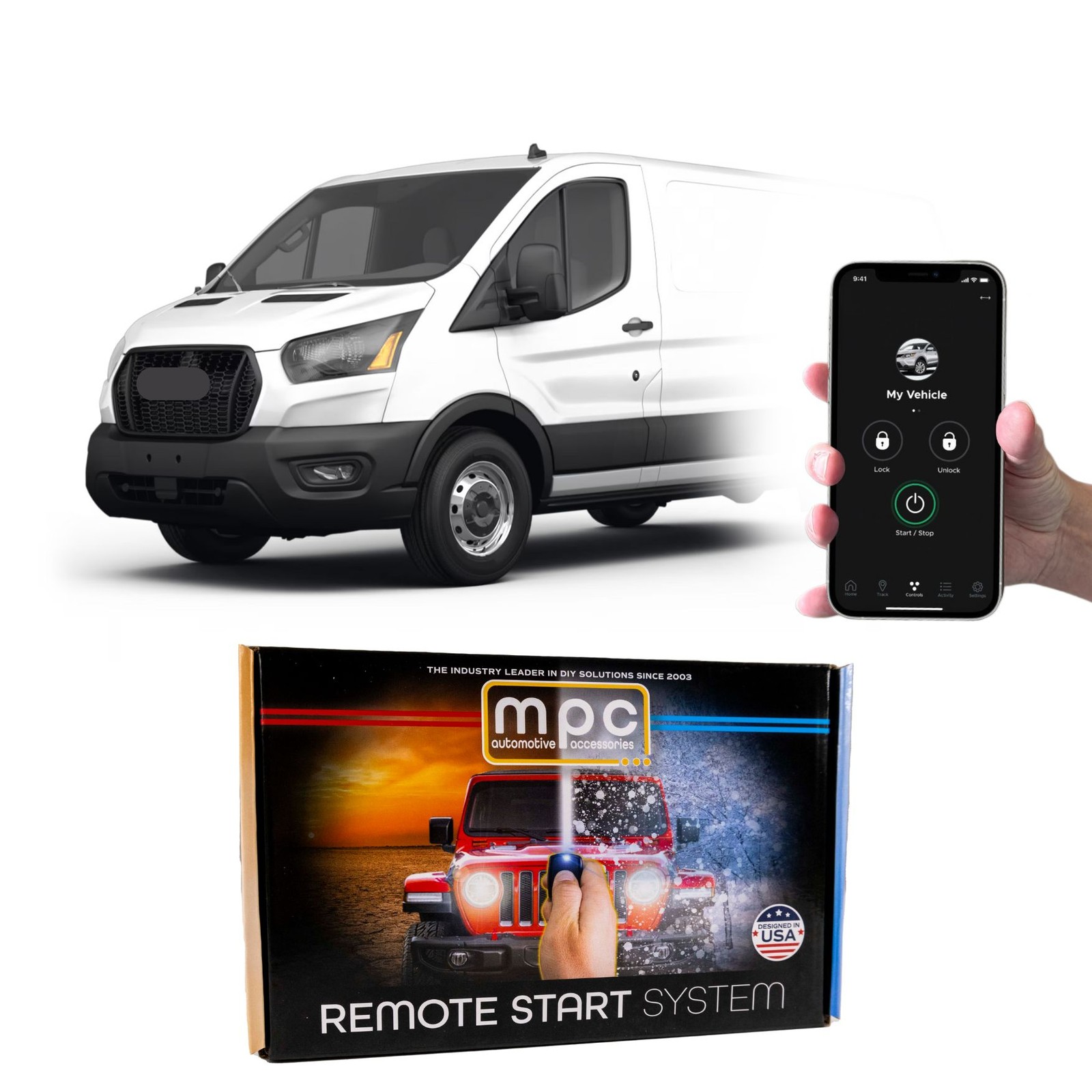 Smartphone Activated Remote Start Kit For 2022-2023 Ford Transit-250