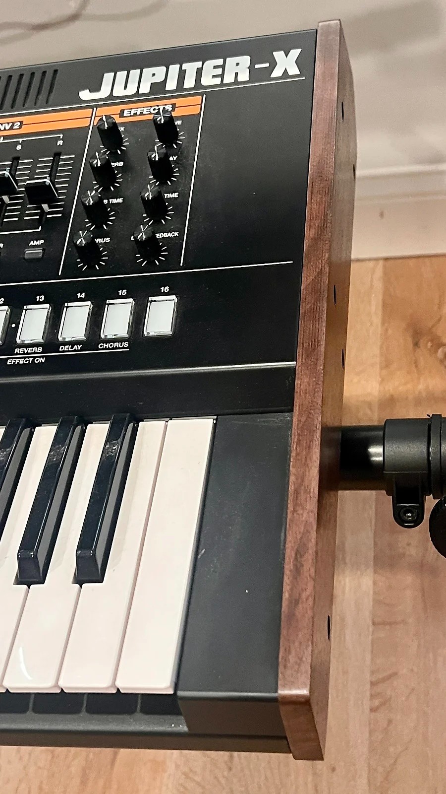 Roland Jupiter-X Jupiter X Replacement Solid Walnut Wood Sides