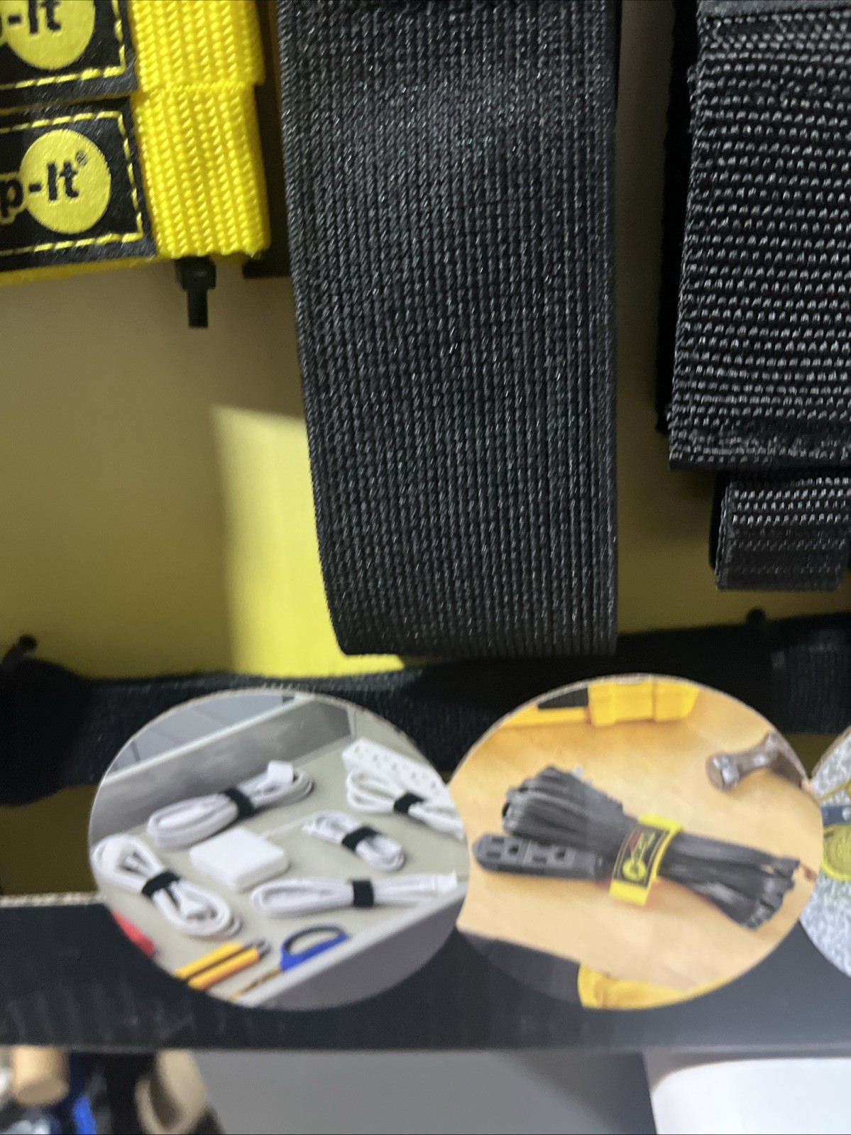 Wrap-It Storage Ultimate Organisation Storage Hang Gripping Strap Tie Pack 24Pcs