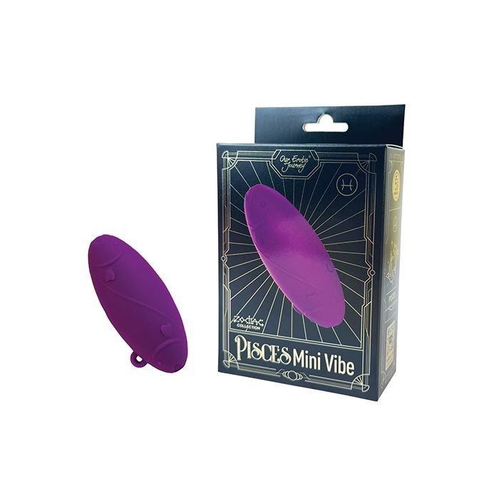 Our Erotic Journey Rechargeable Zodiac Pisces Mini Vibe Purple
