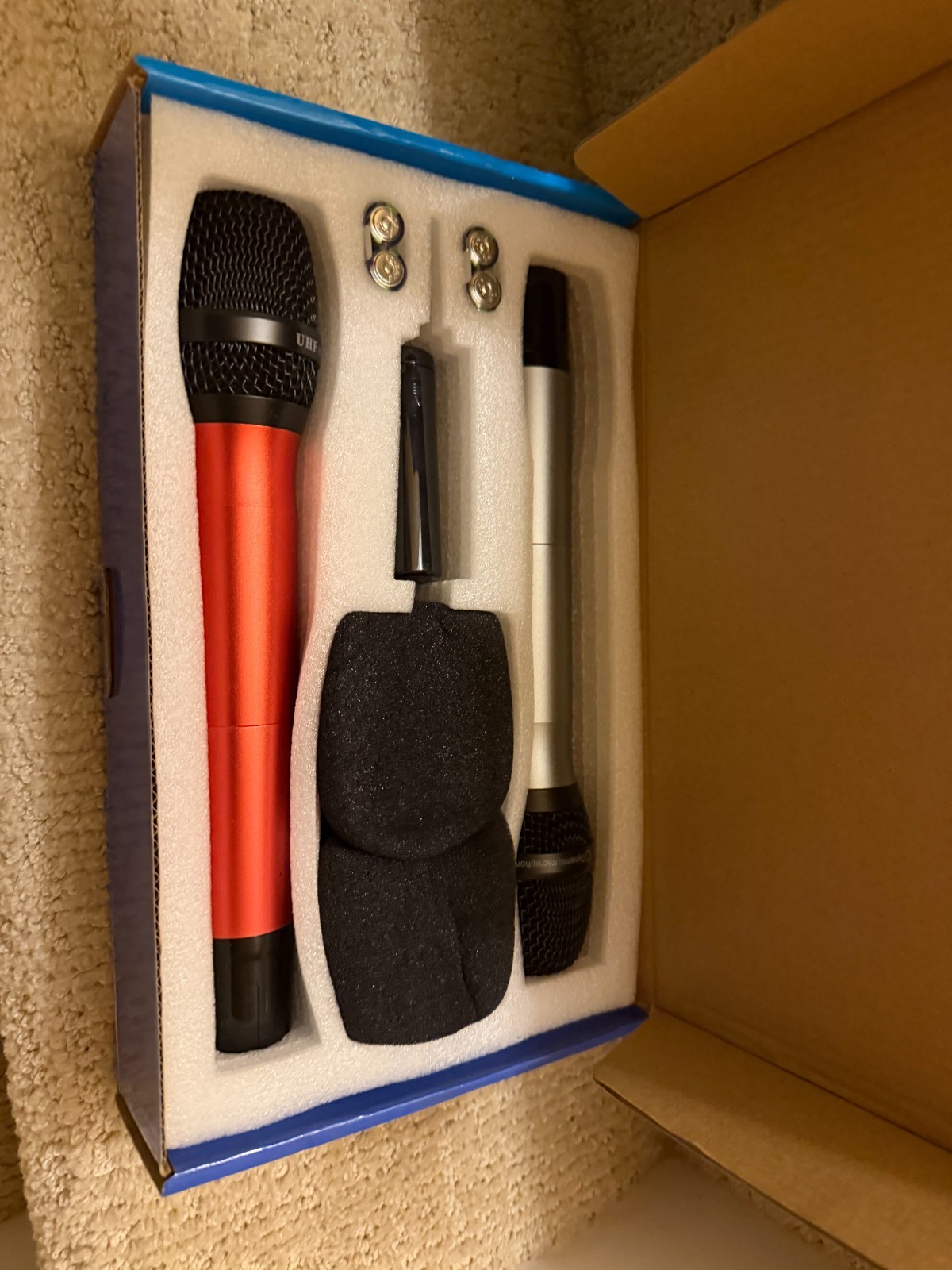 Mimidi Universal Wireless Microphone Set (2 Mics) MIC520 Brand New