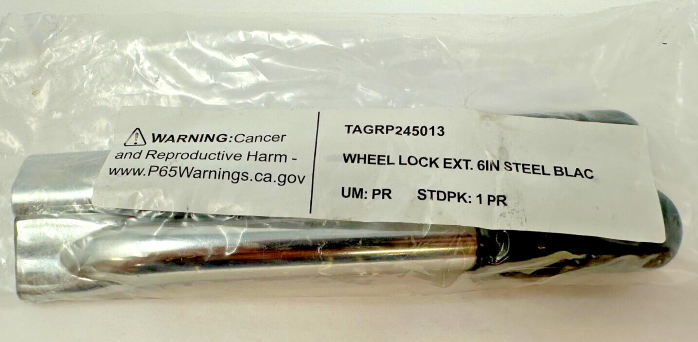 Lot of (2) Invacare Wheel Lock Extension for Wheelchair P/N TAGRP245013