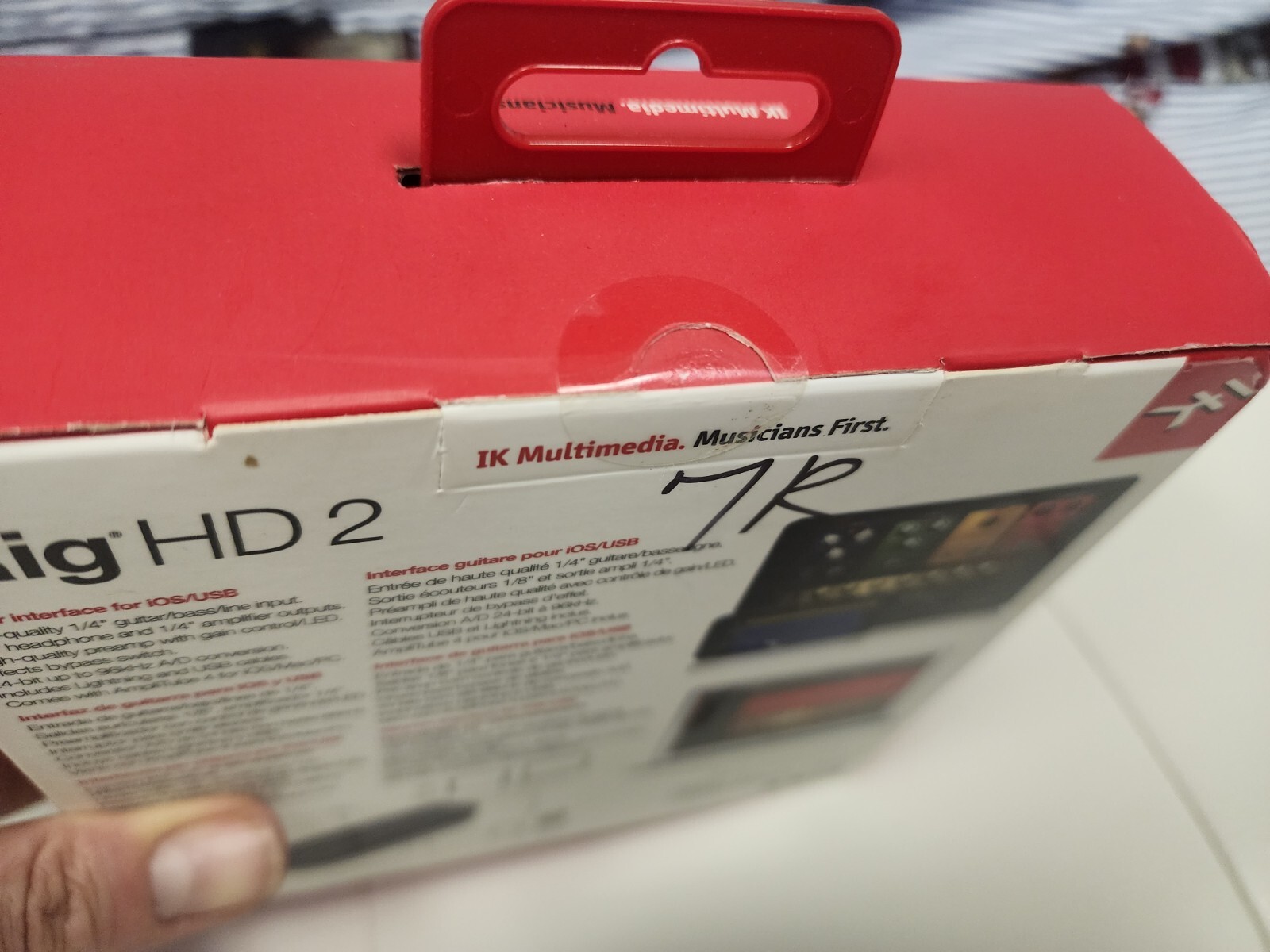 IK Multimedia iRig HD 2 Studio Quality Guitar Audio Interface for iOS/MAC/PC B4