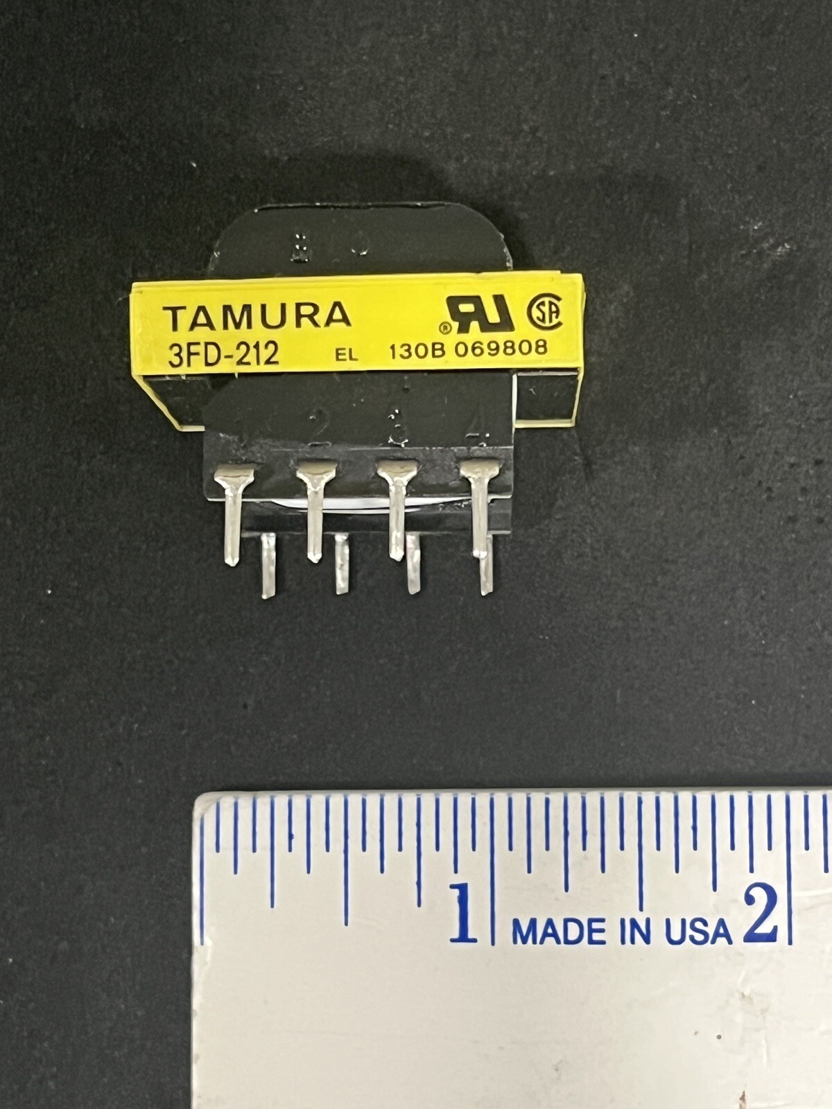 3FD-212 POWER TRANSFORMER 1.1VA PC MOUNT TAMURA (LOT OF 1)