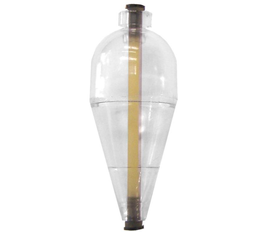 Rainbow Plastics A-Just-A Bubble Clear Fishing Torpedo Float Bobber 1/4 Oz NEW