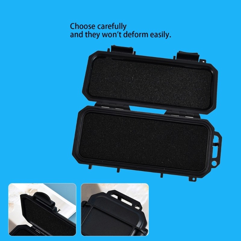 Compact Waterproof Tool Storage Case Box for Everyday Carry Gear and Accessories