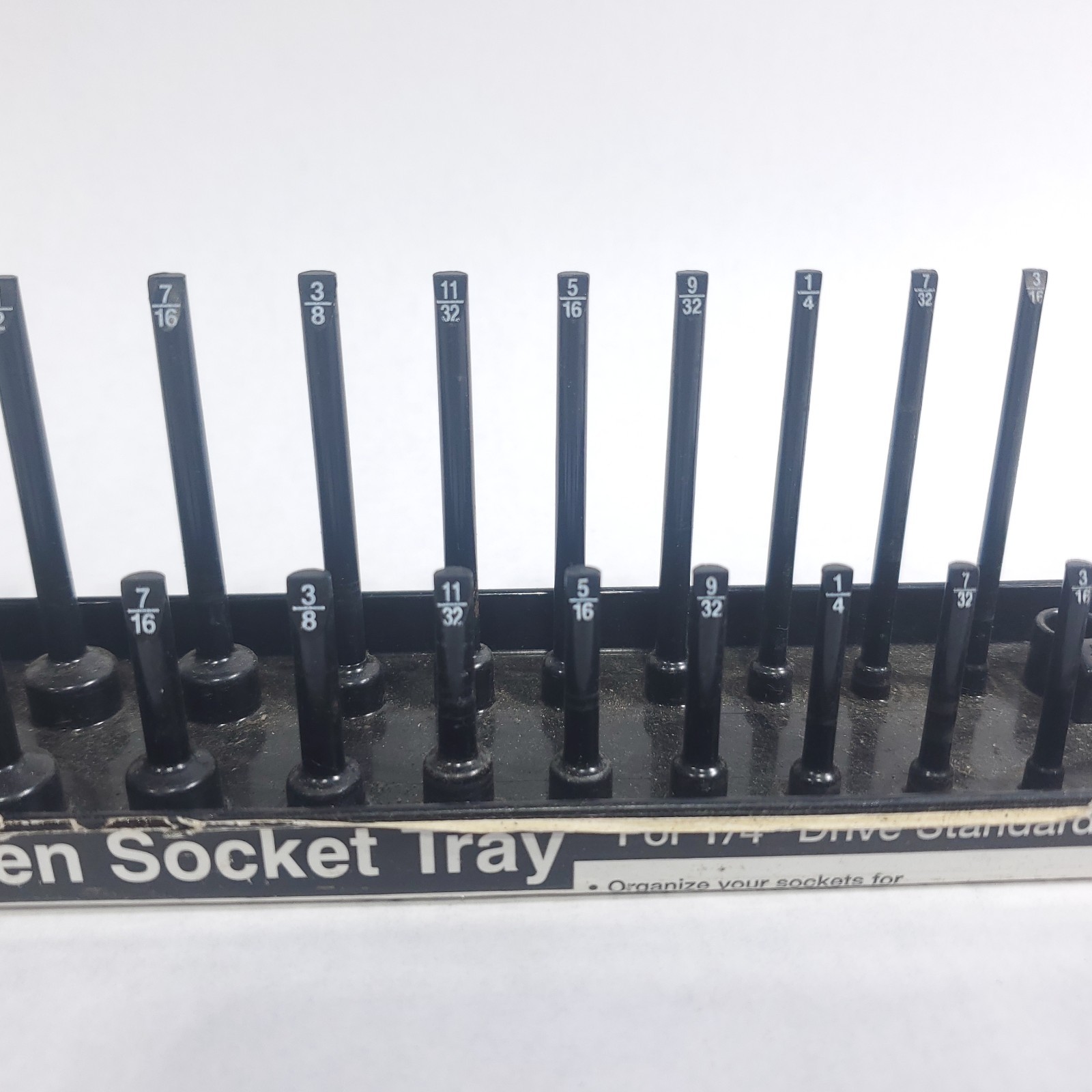 Hansen Socket Tray 1/4" Drive SAE Deep Shallow 1401