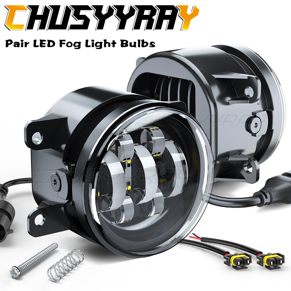 Pair LED Fog lights lamps for Dodge RAM 1500 2500 3500 2019 2020-2022