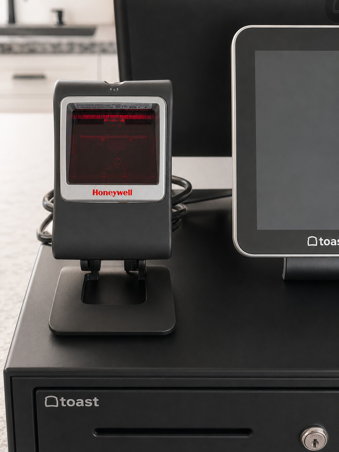 Complete Toast System - Flex POS Screen + Customer Screen, Printer And Tap TT204